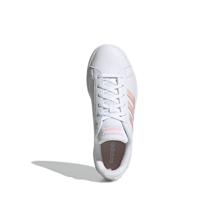 Adidas Grand Court Base White Vapour Pink Women Sneakers Cloud-White GV7163