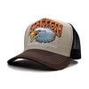 Bald Eagle Embroidered Sun Hat Male And Female Couple Mesh Cap Truck Driver Hat Breathable Baseball Cap