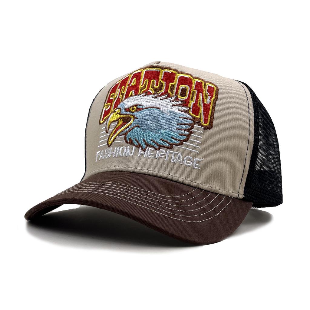 Bald Eagle Embroidered Sun Hat Male And Female Couple Mesh Cap Truck Driver Hat Breathable Baseball Cap
