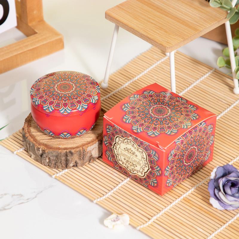 Dried Flower Scented Candle: Eco-Friendly Soy Wax, Smokeless, Long-Lasting Fragrance, Romantic Souvenir