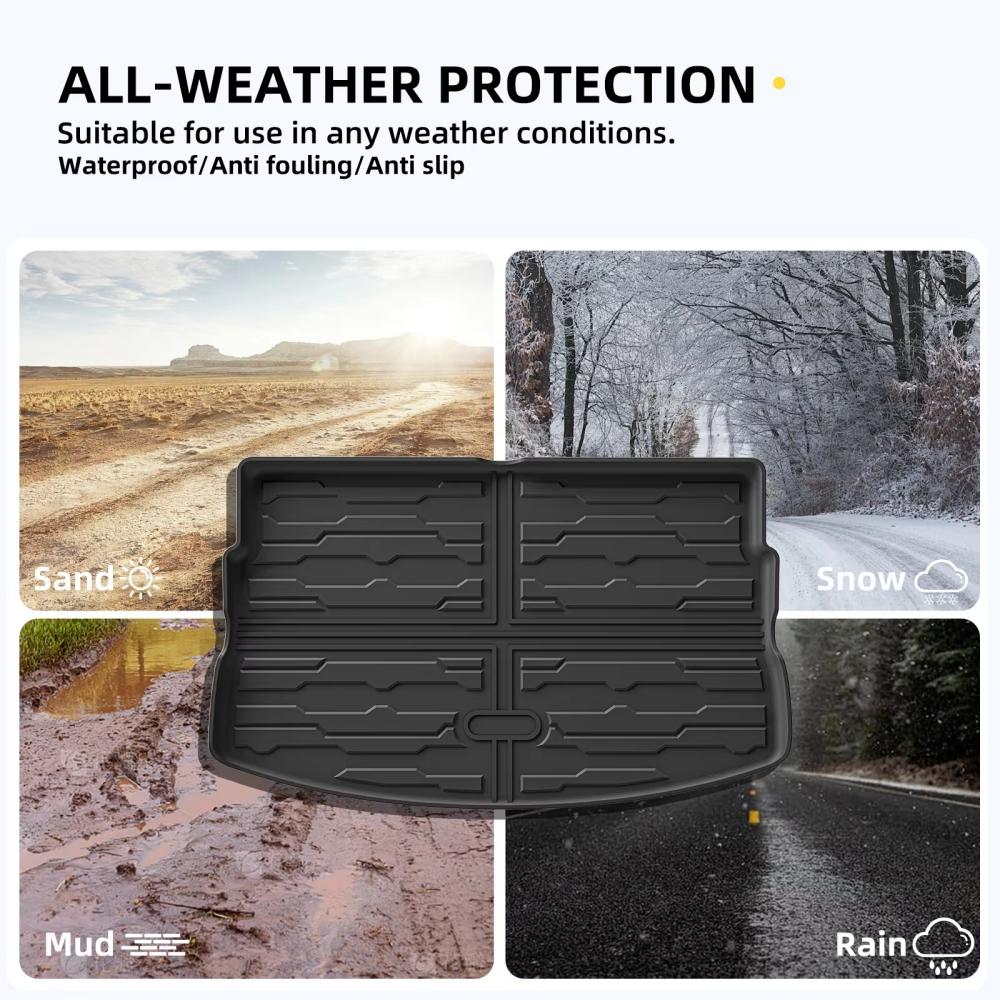 For Chevrolet Bolt EV 2025 2025 2025 Car Floor Mats Cargo Liner Trunk Pad TPE 3D Floor Mat Trunk Mat Left Hand Drive