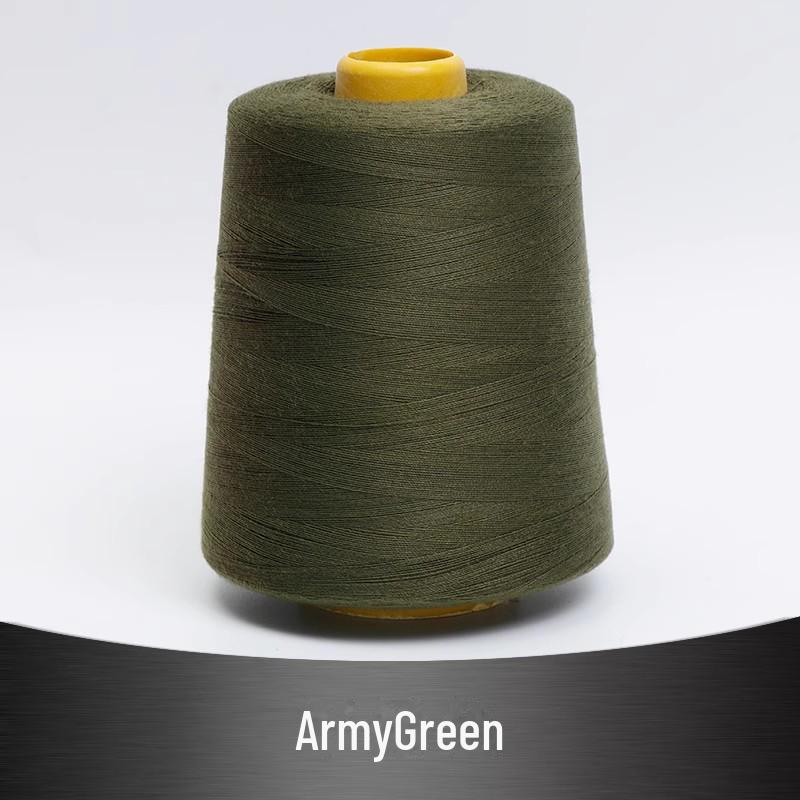 Balti 402 poliesteriniai siuvimo siūlai - 8000 jardų plokščiasiūlėms ir overlokams