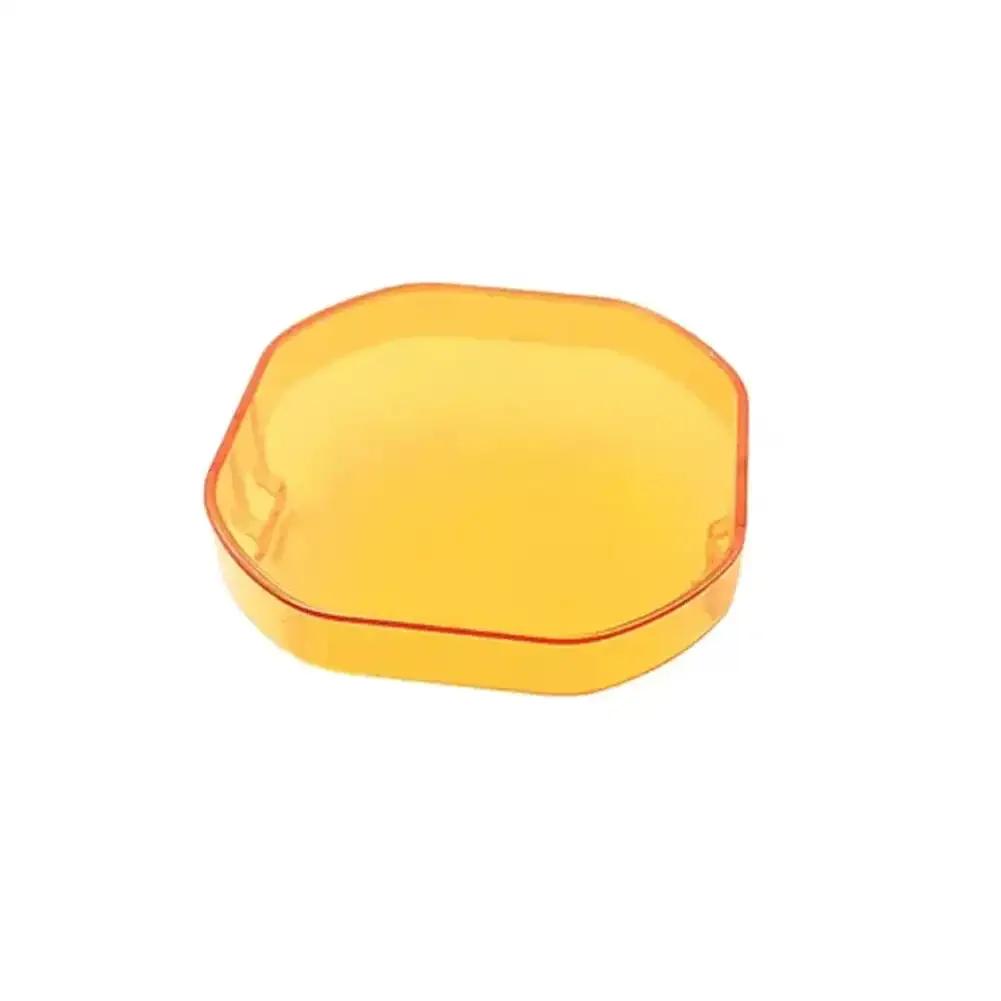 

3inch LED Work Light Dustproof Cover Light Lens Protection Cover For Car Truck Pods Fog Driving Lampshade Lights Amber Black жёлтый