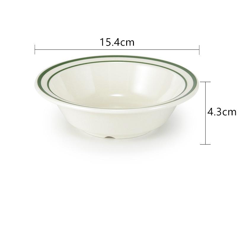 Hong Kong Style Melamine Dessert Bowl Thickened Plastic Sugar Bowl Multi-size Creative Rice Ramen Bowls Kitchen Tableware Tools