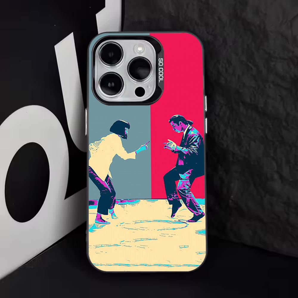 P-Pulp Fiction Classic Movie Phone Case For iPhone 17,16,15,14,13,12,11,Pro,Max,Plus,E,Air,Mini Black Tpu Cover