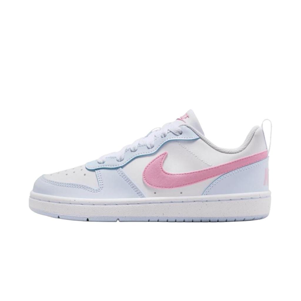 Nike Court Borough Einkaufstasche Paar Rutschfest Abriebfest Niedrige Skateboard-Schuhe Damen Blau Beige IQ2725-101(Team2363-S-BOX)