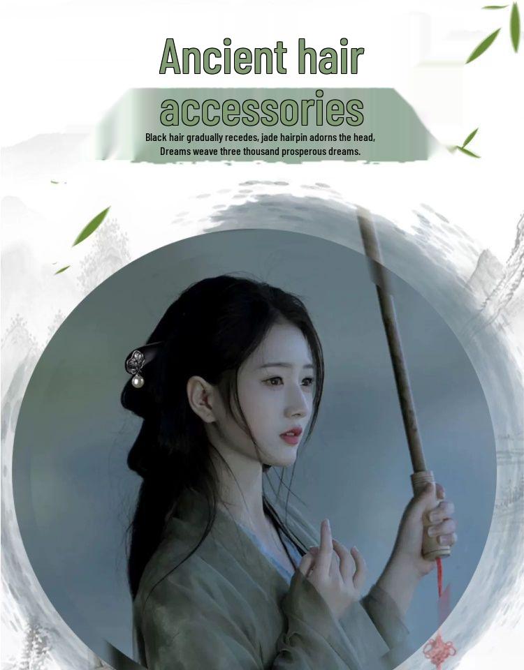 Summer Special: Wooden Hairpin - Ancient Qipao & Classical Retro Style Hair Accessory