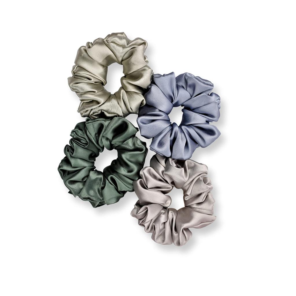 Pelly Kelly Satin Scrunchies For Women And Girls, Scrunchy And Hair Band For Women, Ponytail Holder, Rubber Band, Large Scurnchies, Fluffy Scrunchie