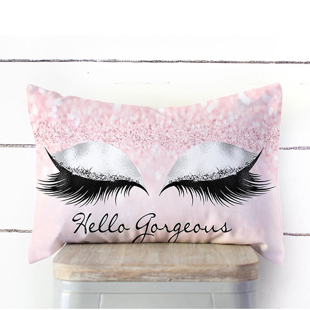 Ramidos Eyelash Out Soft Velvet Putetrekk 30x50cm Cases Cases