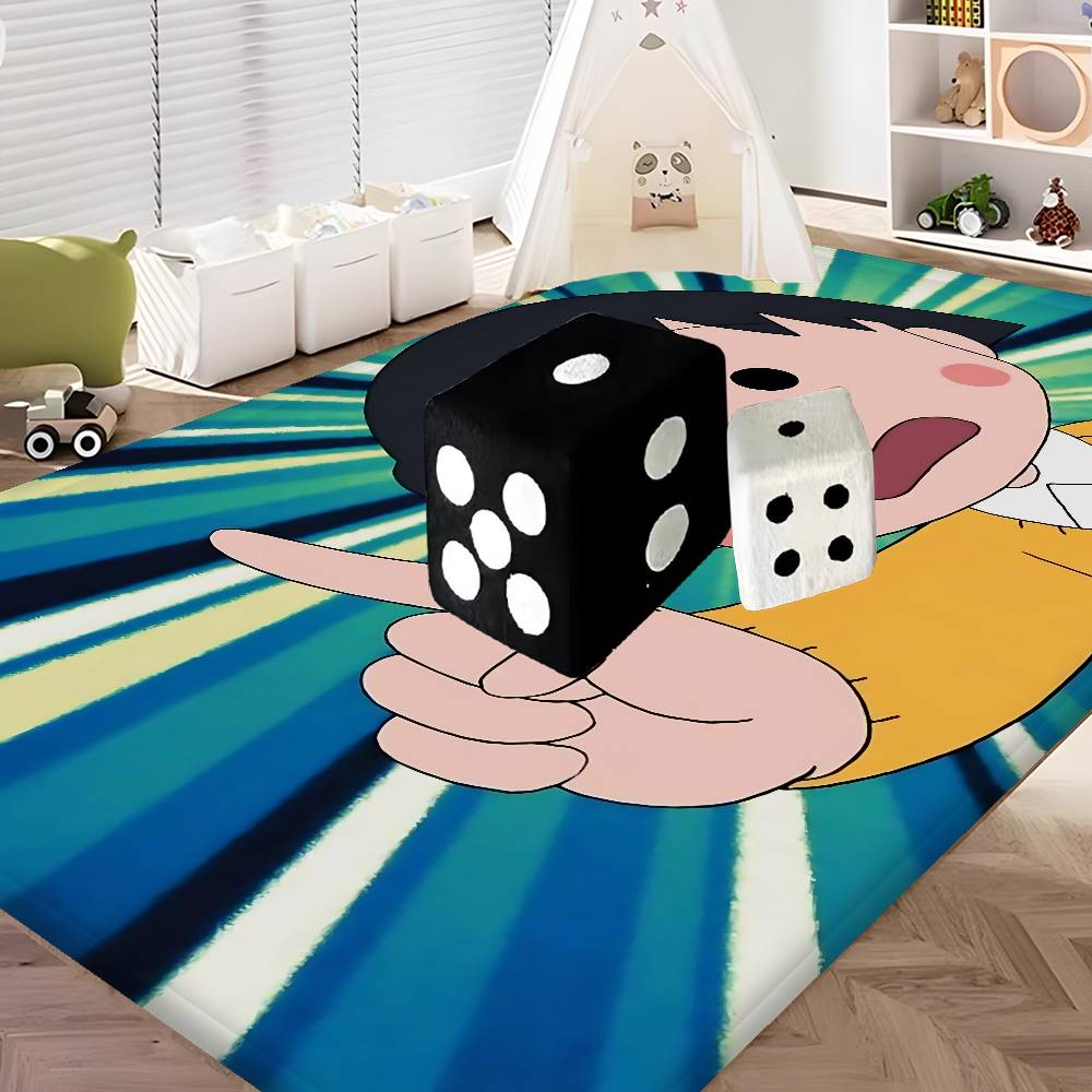 Catoon Chibi Maruko Chan Bathroom Mat Anti-slip Absorb Water Long Strip Cushion Bedroon Mat Welcome Doormat