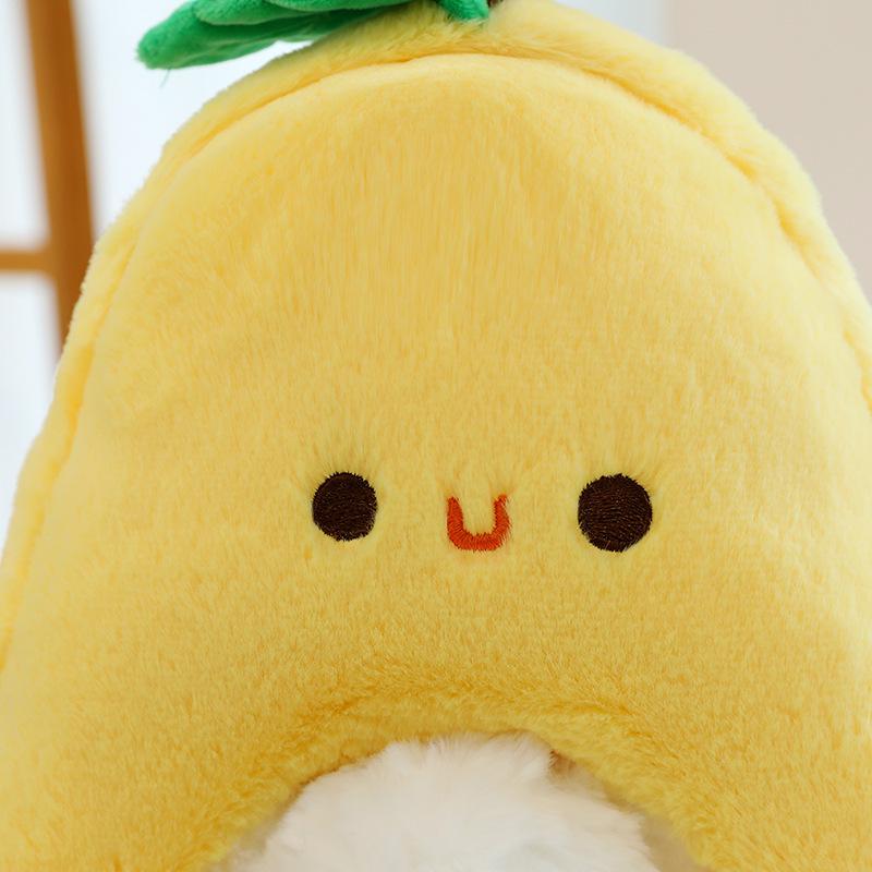 New Creative Pear Beak Plush Toy Bear Doll Cute Pear Doll Pillow Gift
