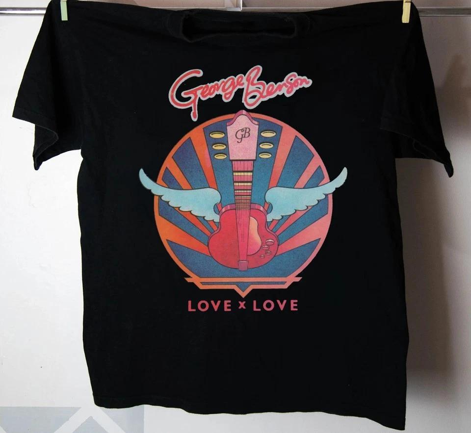 

Retro George Benson Love X Love UK 7 Shirt Classic Black Unisex S-5XL L