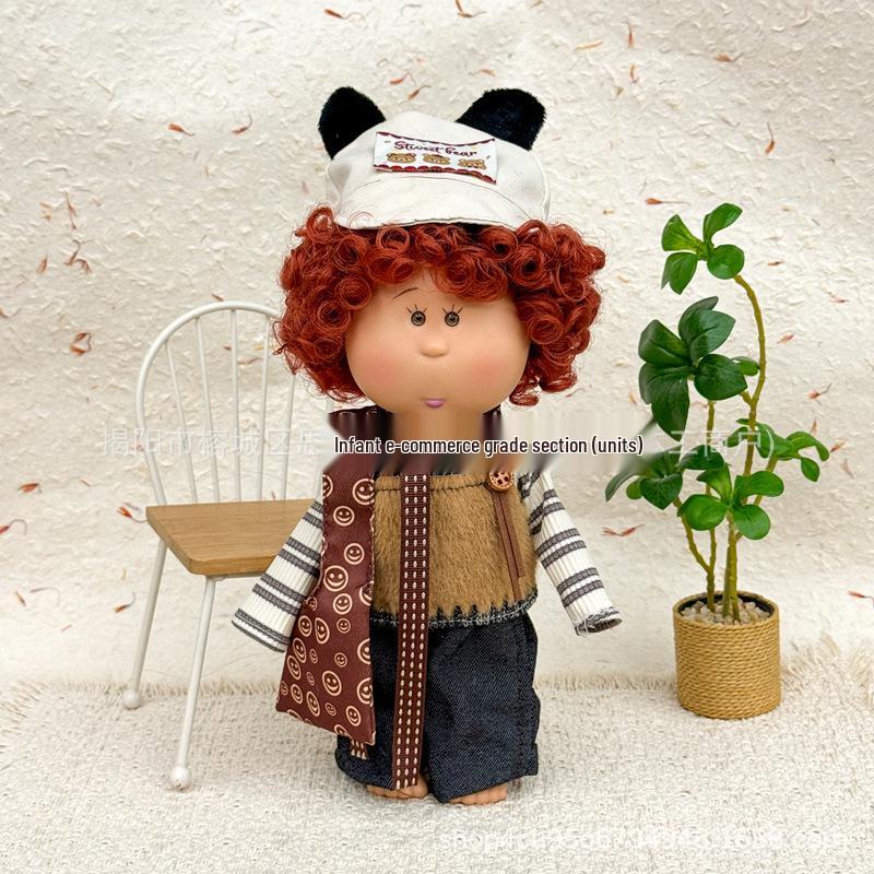 24cm Spanish Mia Potato Doll Dress-Up Set with Plush Outfit