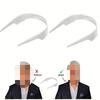 1 Pezzo Supporto per Colletto da Business Regolabile, Miglioratore Invisibile per Scollatura, Realizzato in Plastica, Adatto per Camicie e Abiti da Uomo