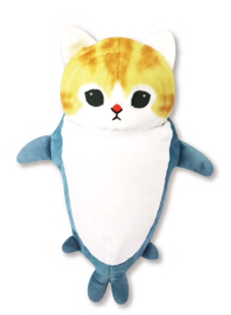 

Swaddle Cat Big Plush Toy mofusand Shark Cat Shrimp Cat Shark 30cm Approx.