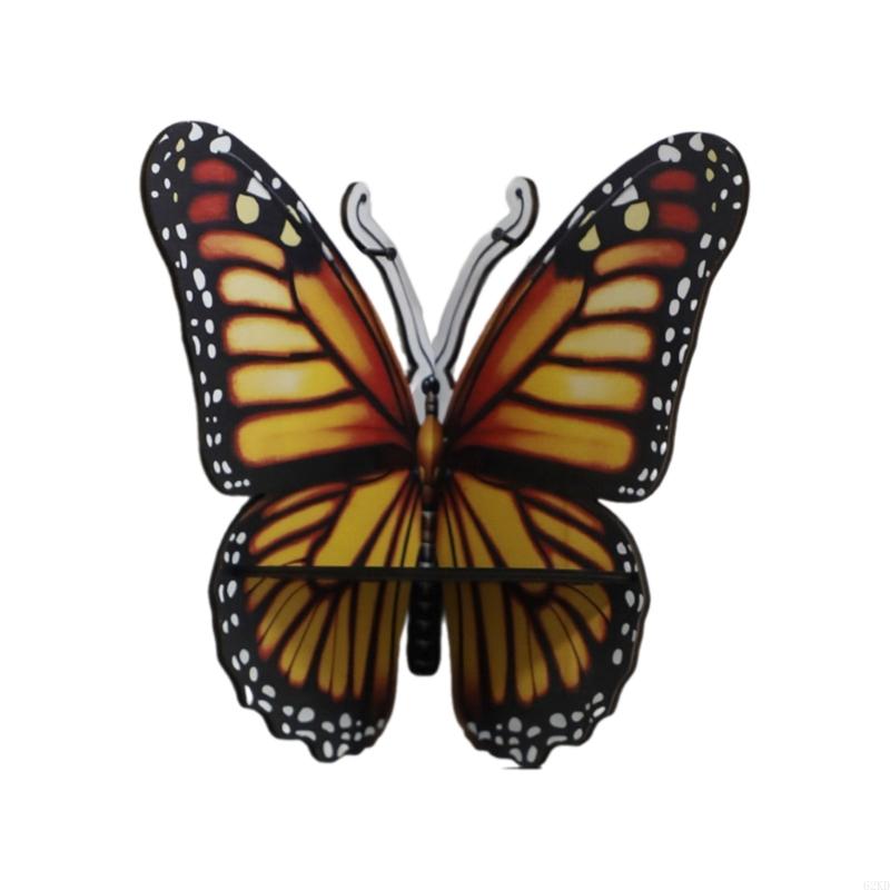 62KD Artistic Butterfly Crystal Shelf for Collectibles and Jewelry Display