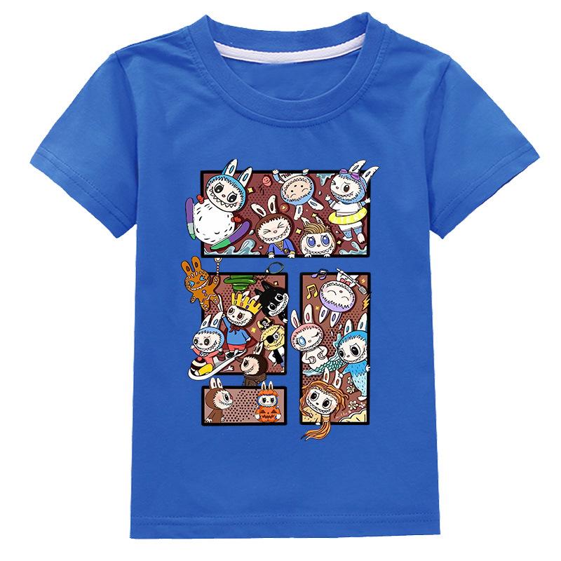 Casual children's short-sleeved T-shirts for boys and girls