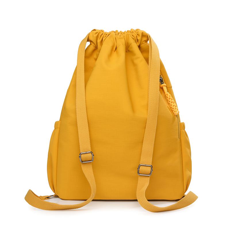 Waterproof Drawstring Pocket Women's Sports Backpack Travel Backpack