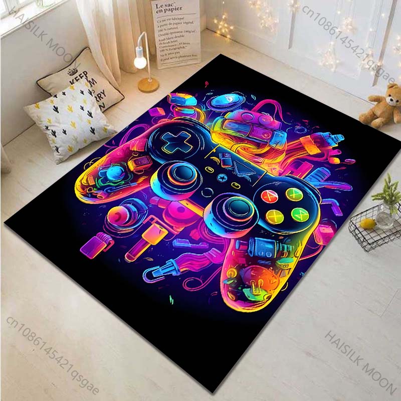 Multiple sizes Game controller and accessories Carpet for Living Room Bedroom Sofa Home Decor Rus Non-slip Floor Mat Luxury Gift