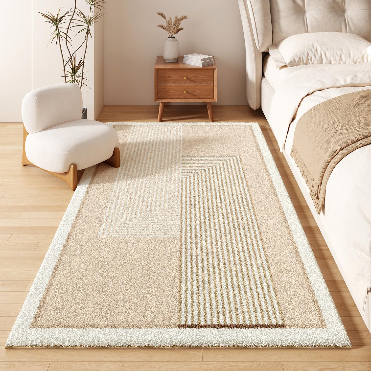 Cream Style Living Room Decoration Carpet