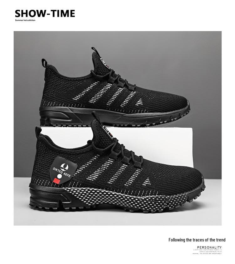 2025 Men's Trendy Casual Running Shoes - Lace-up Outdoor Fashion Sneakers