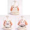 Plush Bunny Keychain With Bow Dress For Kids Gift And Bag Decor