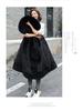 Winter 2025 Women's Slimming Parka: Fashionable Versatile Plus Velvet One-Piece Coat with Thick Faux Fur