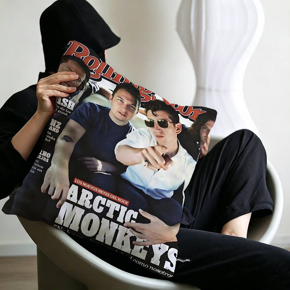 Vintage Arctic Monkeys Rock Band Music Cover Series Art Pillow Cushion Cover Pillowcase Living Room Sofa Home Decor Customized