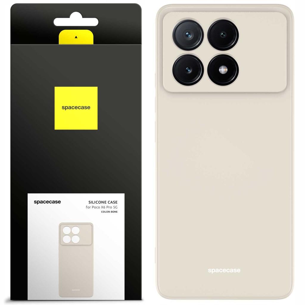Sc Silicone Case Poco X6 Pro 5G Bone