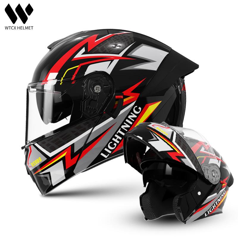 Motorcycle Helmet Unveiling Helmet 3C Men's and Women's Four Seasons Universal Electric Vehicle Locomotive Safety Helmet