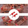 2PCs Brick Liner Brick Line Runners Spring Loaded Brick Line Clips for Wallworkers Bricklaying Cable Puller Building