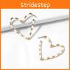 Fashionable Shaped Heart Alloy Earrings For Women Minimalist Street Design Chic