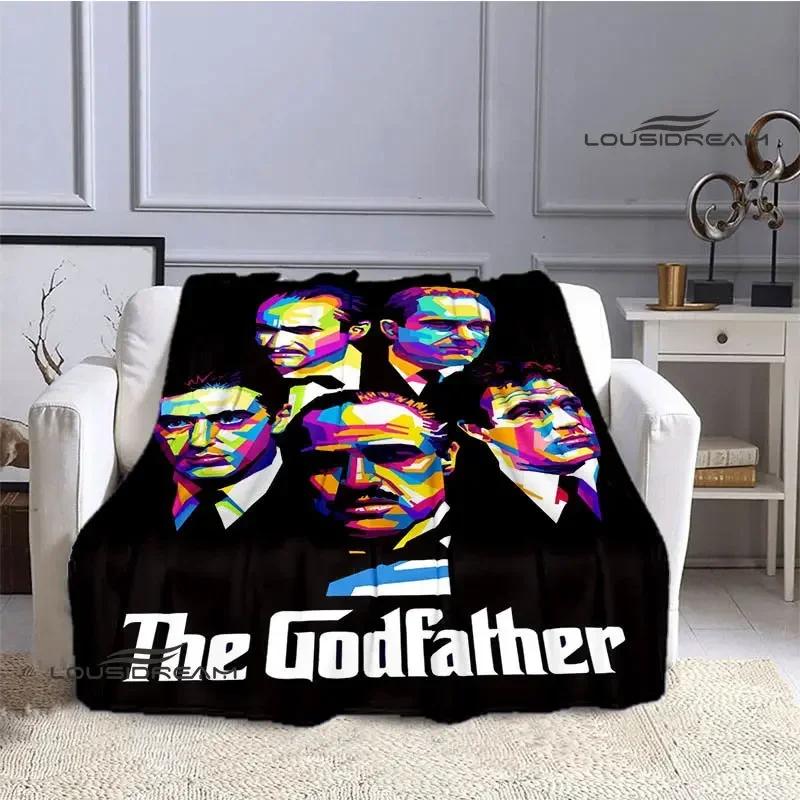 The Godfather Retro Printed Blanket Picnic Blanket Warm Flannel Blankets Home Bed Linings Blankets for Beds Birthday Gift