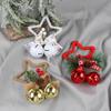 Plastic Xmas Pentagram Hanging Pendant Christmas Bell Christmas Door Bell  Festive