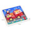Early Learning Education Wooden Puzzles Children Hand Scratch Board Puzzle Kids Montessori Baby Toys  Playsetss Fruit Cognitive Toys  Playsets
