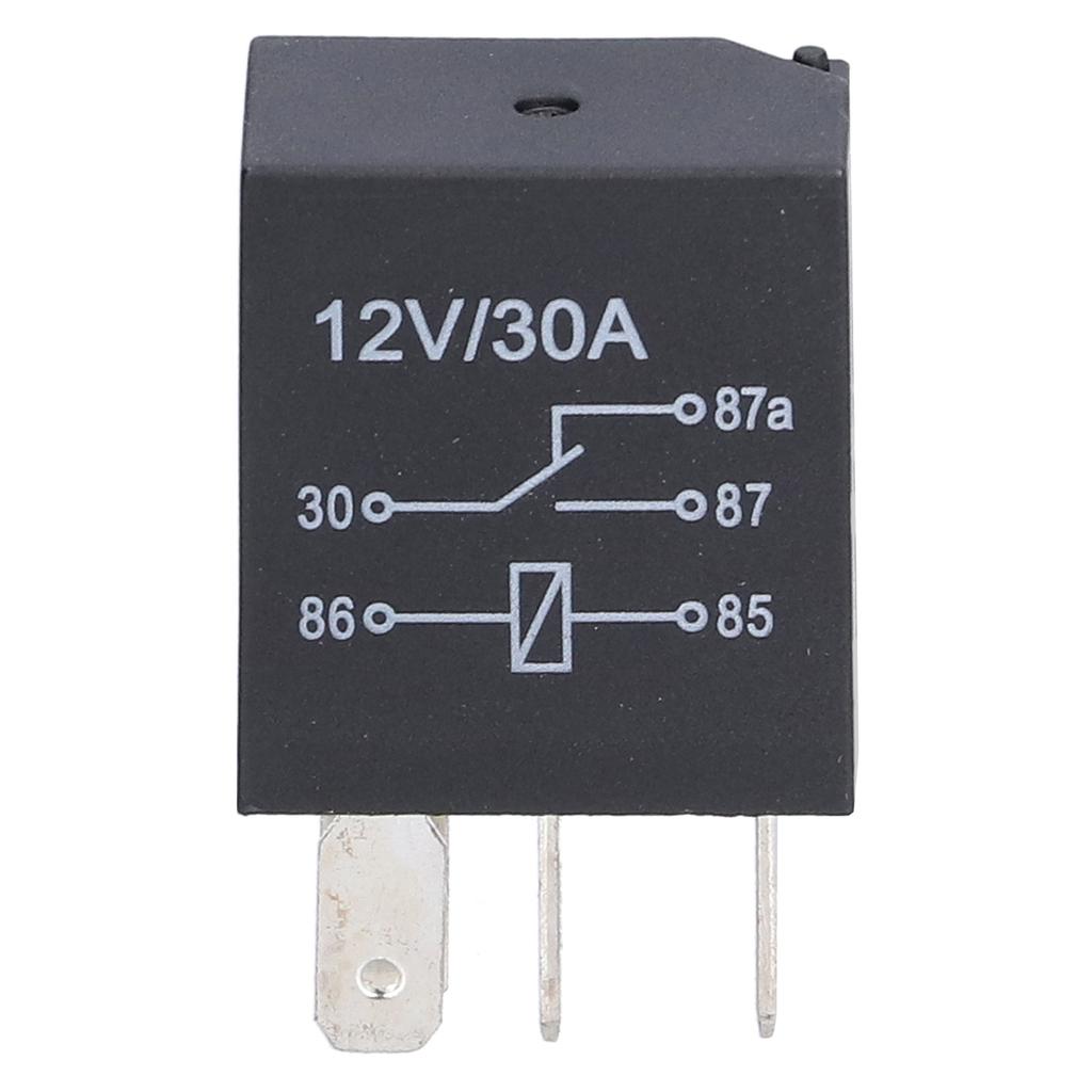 10Pcs Violet Relay 12V 30A Waterproof Set Kit for Automobile Fog Lamp Air Conditioner5 Pin