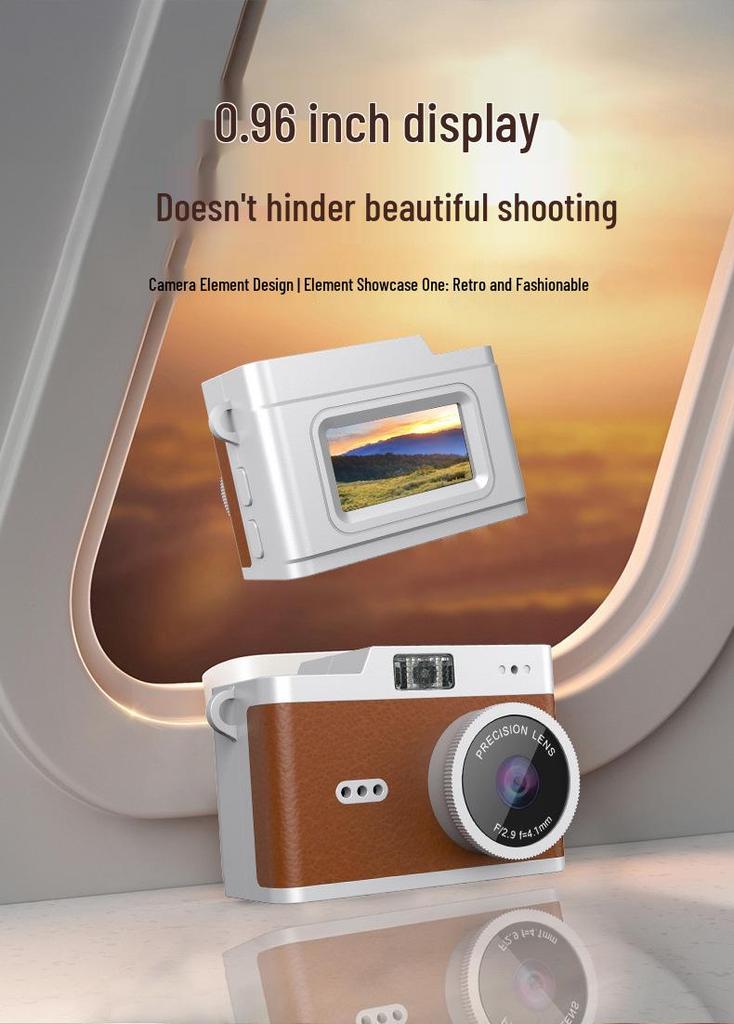 Retro Mini Keychain Camera for Students and Children's Travel Parties
