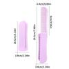 Portable Travel Folding 2-in-1 Brush Anti-static Styling Comb Professional Hair Styling Tool Special For Real Hair Wigs
