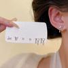 Silver Needle Bowknot Set Earrings - Women's High-Class, Small-Scale, Simple Earrings for Ear Accessories