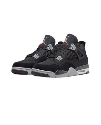Air 4 Retro SE Low Black Canvas GS DV0553-006