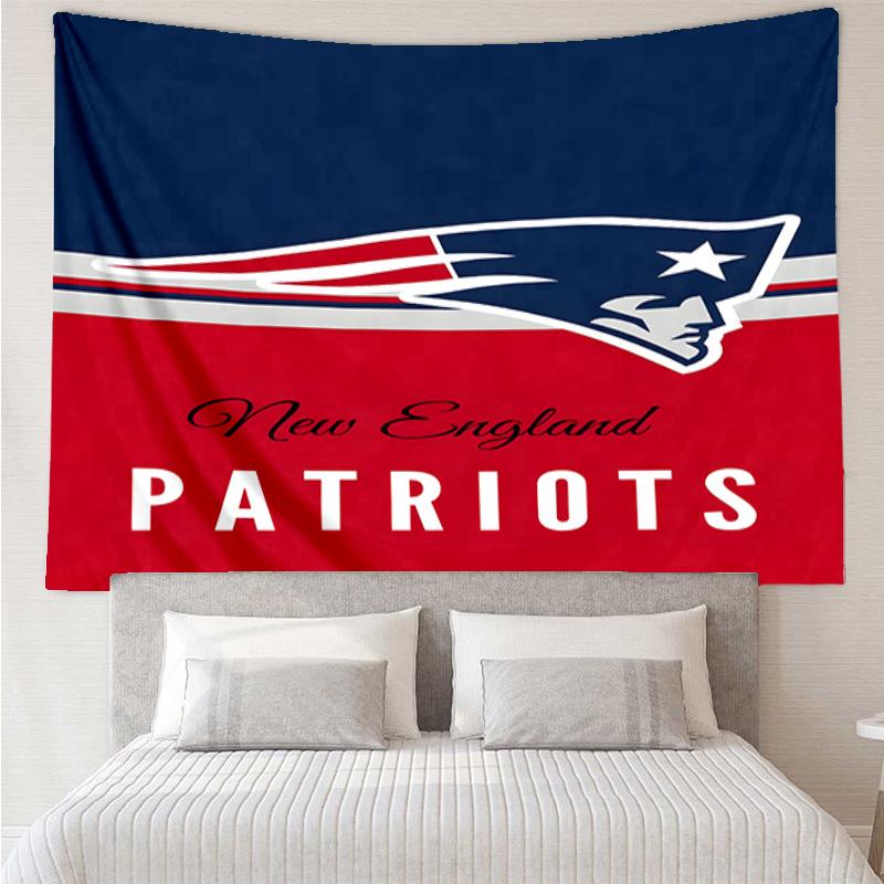 Patriots Team Spirit Tapestry Hanging for Bedroom,Livingroom, Playroom,Decor Art Room Wall Tapestry Holiday and Birthday Gifts