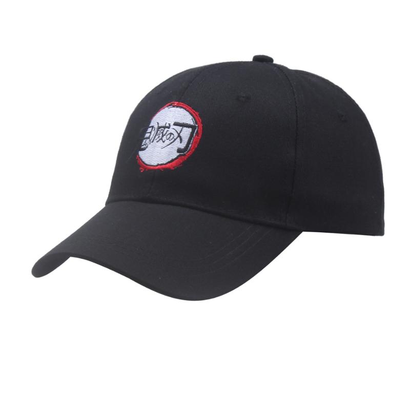 Embroidery Demon Slayer Baseball Cap Cosplay Cotton Hat Outdoor Caps Adjustable