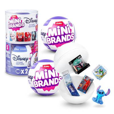 ZURU Mini Marke Disney Store Serie 3 (2er-Pack) Überraschungs-Sammelminis mit Disney-Thema, Blind verpackt, Sammlerstücke mit Disney-Thema.