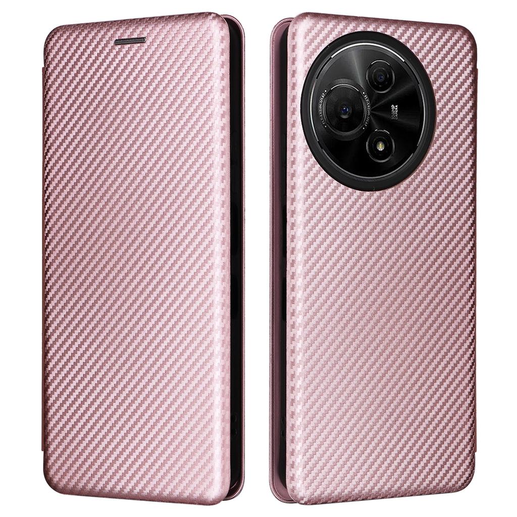 TCL 60 NxtPaper 4G Kılıfı Karbon Fiber Doku Düşmeye Dayanıklı PU Deri Telefon Kılıfı