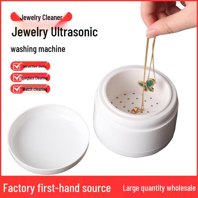 Household Jewelry and Watch Cleaning Machine for Rings, Bracelets, and Dentures