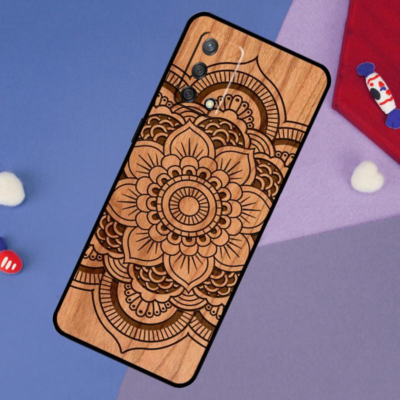 Buddha Jesus Guadalupe Wood Case For Oppo A6 Pro A5 A18 A38 A58 A78 A98 A54 A74 A94 A17 A57 A80 A60 A40 A96 A76 A16 A15