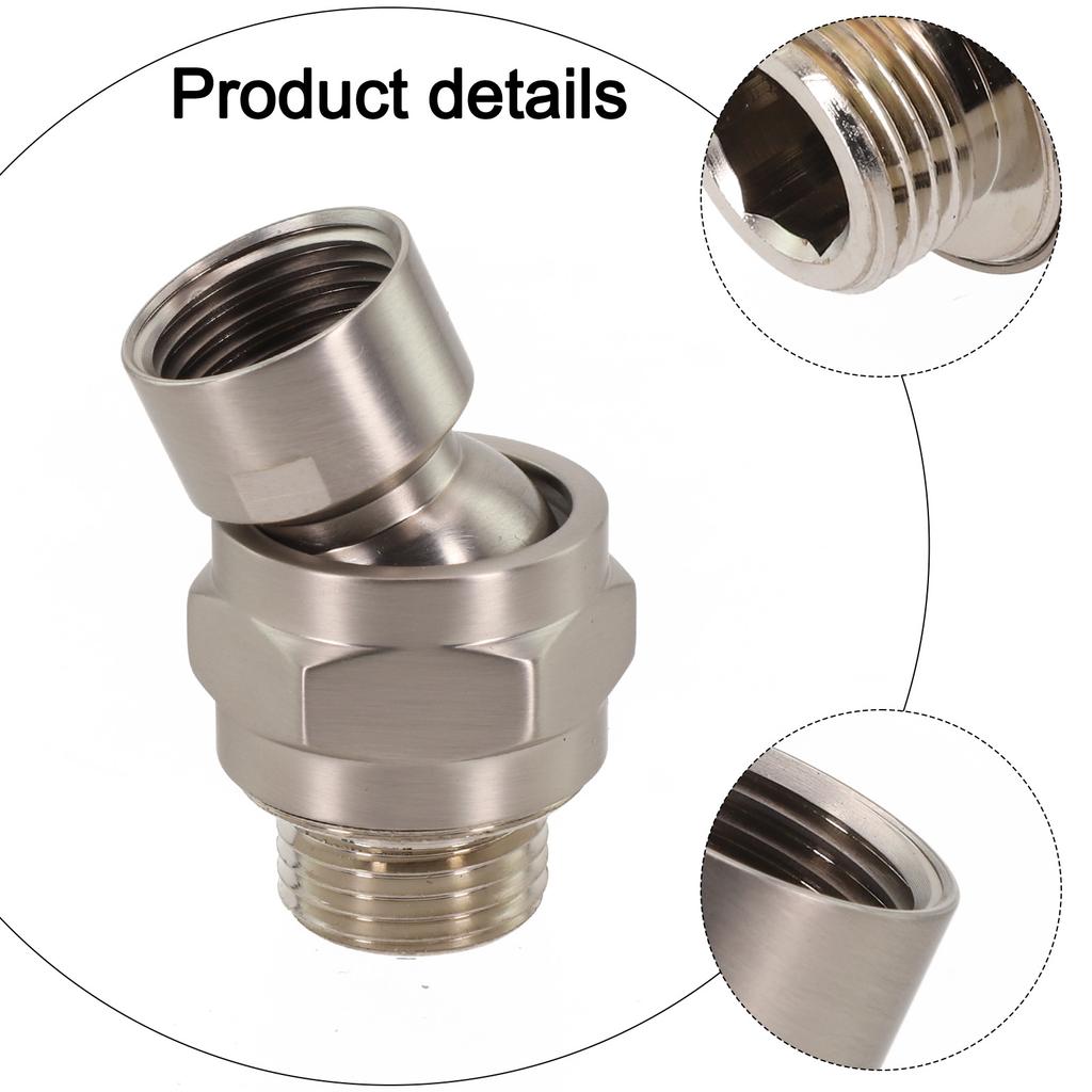 Shower Connector Ball Joint Adjustable G1/2\" Thread