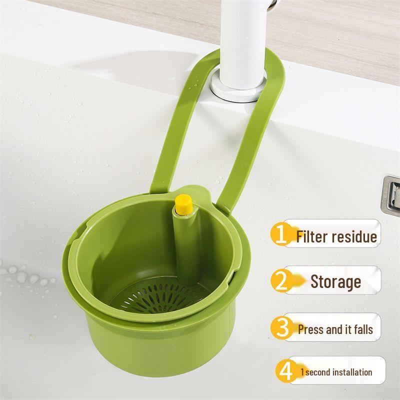 Aquarium Drain Basket Filter: Anti-Clogging Kitchen Sink Net for Food Scraps and Waste Residue.