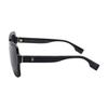 Burberry Logo Irregular Frame Sunglasses Unisex Sunglasses Black BE4379D-300187