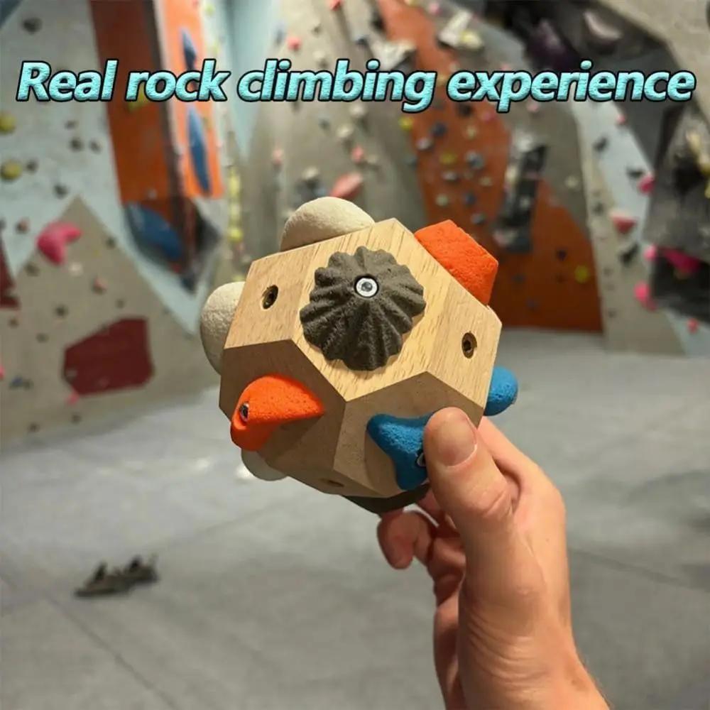 Tragbarer Handgefertigter Felsblock Fingerkrafttraining Multifunktionale Klettergriffe Steine Klettertraining Block